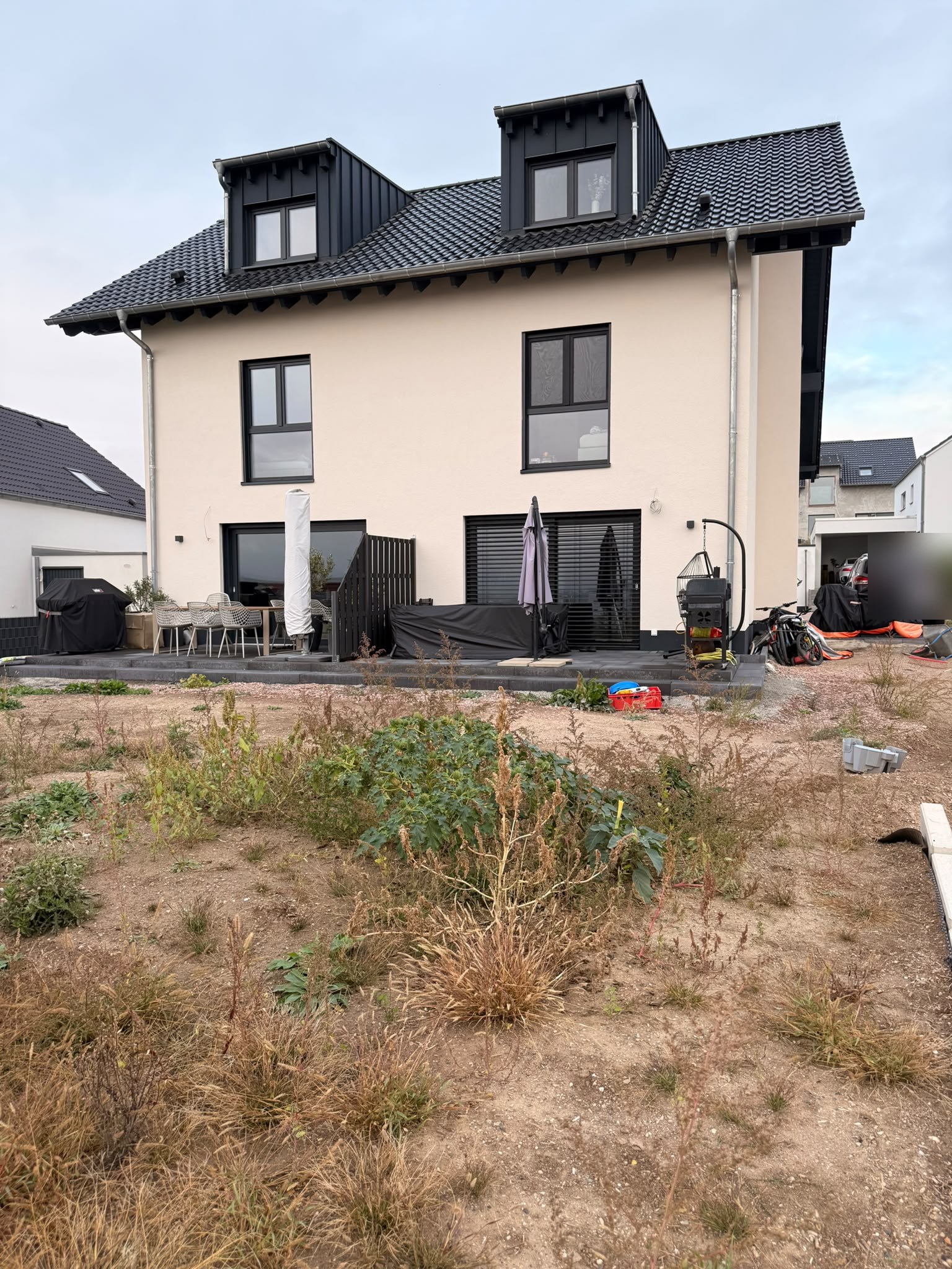 Doppelhaus In den Weingärten 2026 – Gartenseite